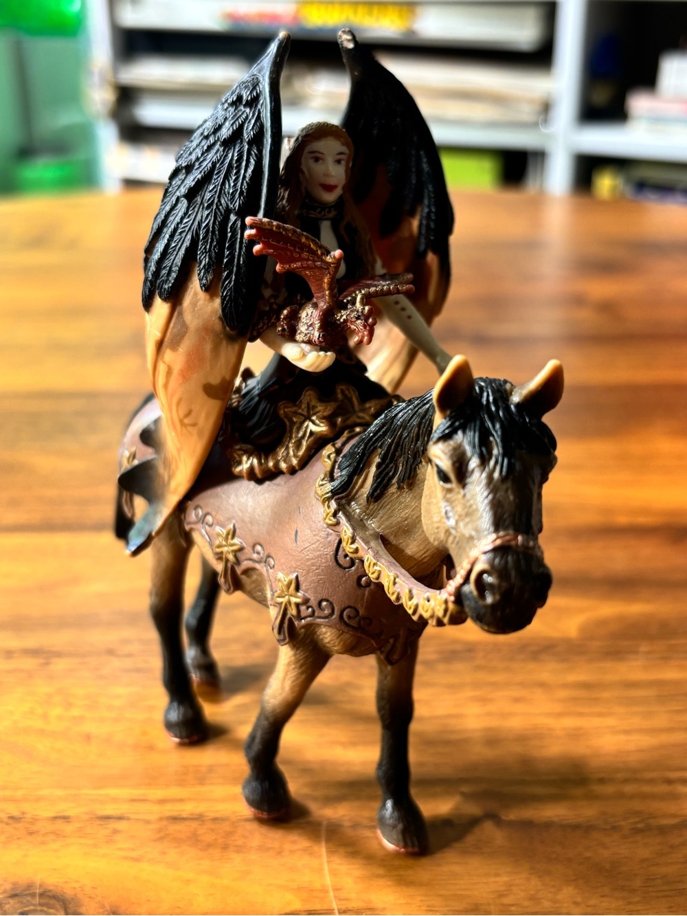 Retired 2006 Schleich Bayala Shadow Elf Surah Figurine Set (70406)